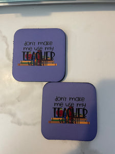 Teacher House Coasters