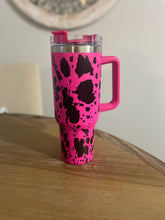 Load image into Gallery viewer, 40oz Cow Print Tumbler/Cup