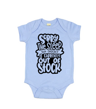 Load image into Gallery viewer, Sleep You Ordered Is Out Of Stock Infant Screen Print Shirt