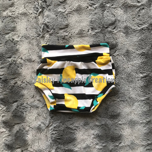 Lemon Print Bummies